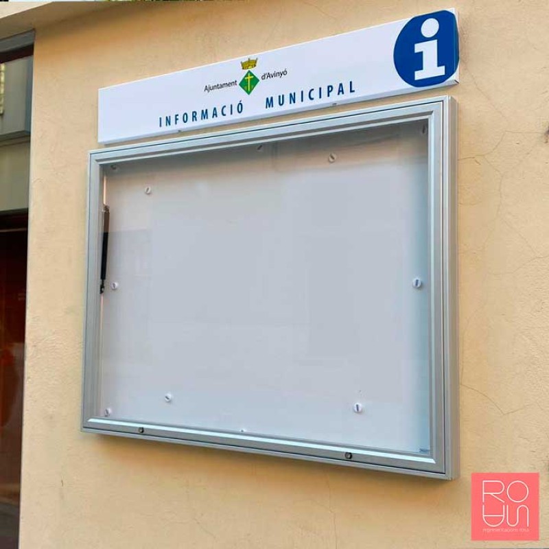 Vitrina d'informació municipal